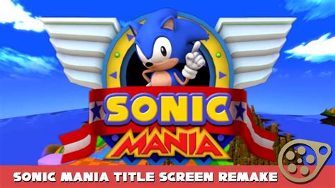 Sonic Mania Title Screen Sprites