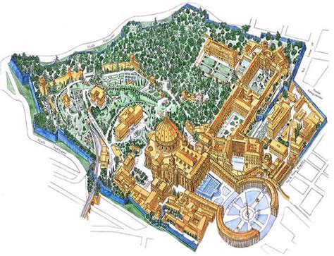Mapa Da Cidade Do Vaticano Roma
