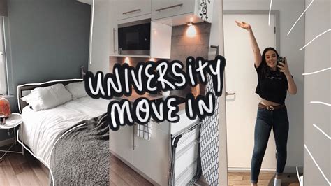 Moving Into University Room Tour Youtube