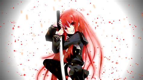 Shana Shakugan No Shana Redhead Red Eyes Sword Katana Anime