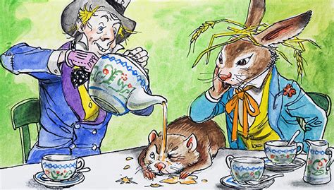 Mad Hatter Pouring Tea Alice In Wonderland 45 By Philip
