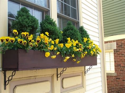 As far as flowers go, there are more options than just buying 50 thousand gazillion annuals each year. Flower box arrangements - summer window and balcony decor ...