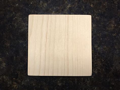 Large 34″ Thick Pine Wood Squares 19mm Action Craftworks Llc
