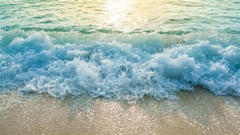 Ocean Waves During During Sunrise Beach Sand Hd Ocean Wallpapers Hd