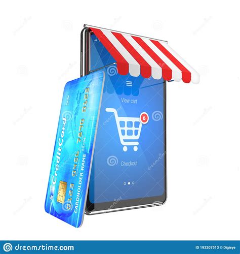 Maybe you would like to learn more about one of these? Credit Card And Smartphone Symbols For Online Shopping And Mobile Application Access - 3D Stock ...