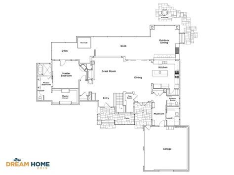 Hgtv 2020 Dream Home Floor Plan Floorplansclick