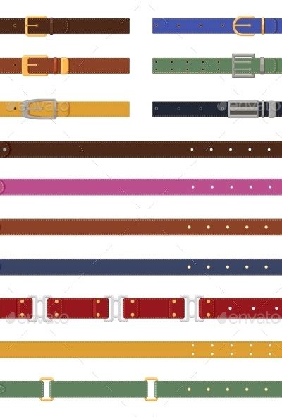 Leather Strapping Belts By Winwinartlab Graphicriver