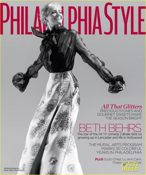 2 Broke Girls Star Beth Behrs Covers Philadelphia Style Photo