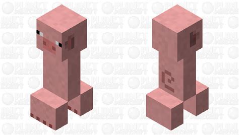 Pig Creepeer Minecraft Mob Skin