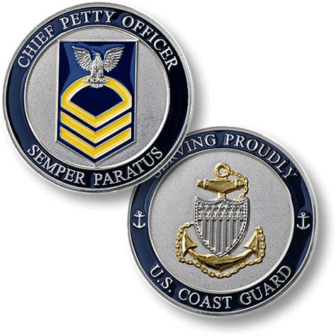 Coast Guard E7 Chief Petty Officer Coin