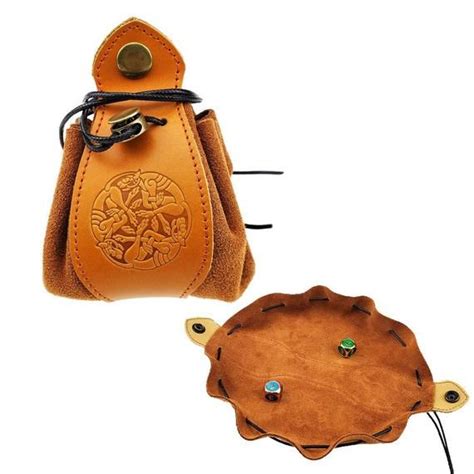 Leather Dice Bag Dice Bag Leather Handmade Leather Coin Purse
