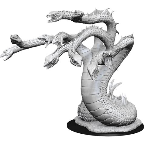Pathfinder Unpainted Mini Hydra Anime And Things