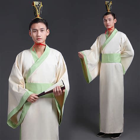 Ancient Chinese Wear Men Stage Performance Outfit For Dynasty Men Hanfu Robe Chinese Traditional