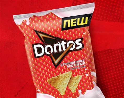 Doritos Announces A Strawberries And Cream Flavor Chip