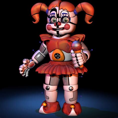 Circus Baby New Render Fnafsl By Chuizaproductions Fnaf Sister