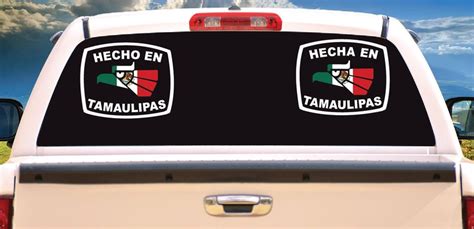 Hecho En Tamaulipas Letters Decal Car Window Laptop Flag Vinyl Etsy
