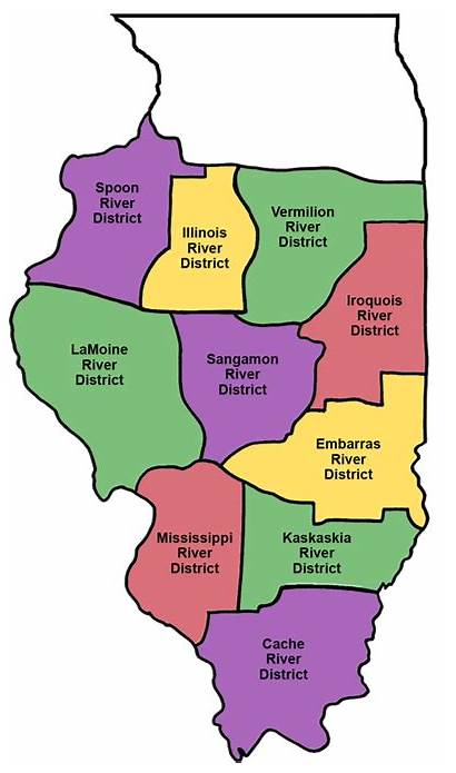 Illinois Districts Counties Downstate Conference Rivers Igrc