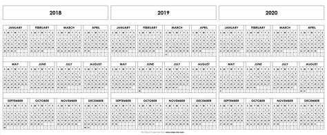 Printable Checkbook Size Calendar