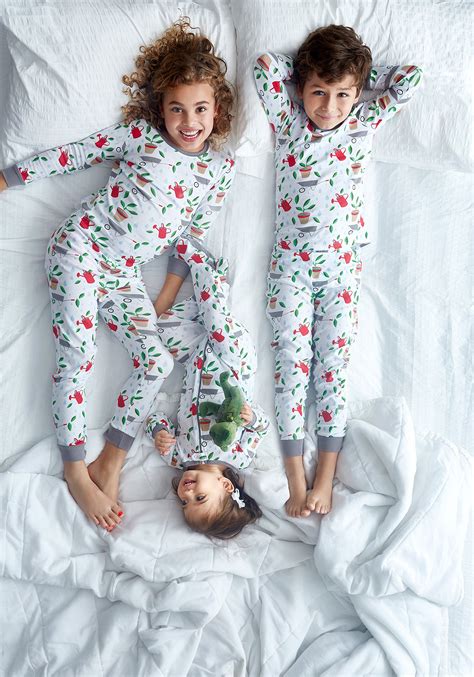 Leveret Kids And Toddler Pajamas Boys Girls 2 Piece Pjs Set 100 Organic