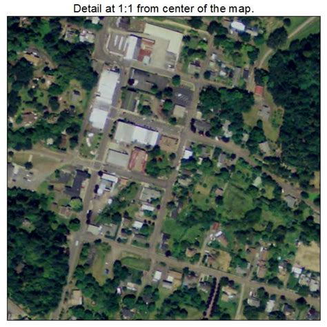 Aerial Photography Map Of Brownsville Or Oregon