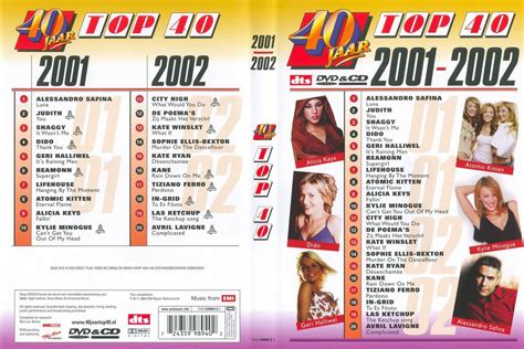 40 Jaar Top 40 2001 2002 Dvd Nl Dvd Covers Cover Century Over 1