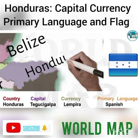 Honduras Capital Currency Primary Language And Flag 14th Country