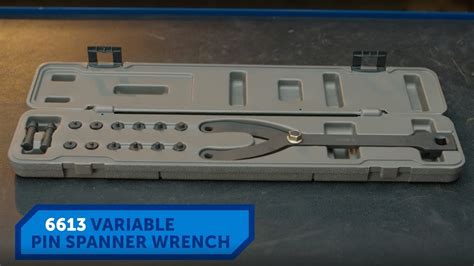 Otc Variable Pin Spanner Wrench 6613 Youtube