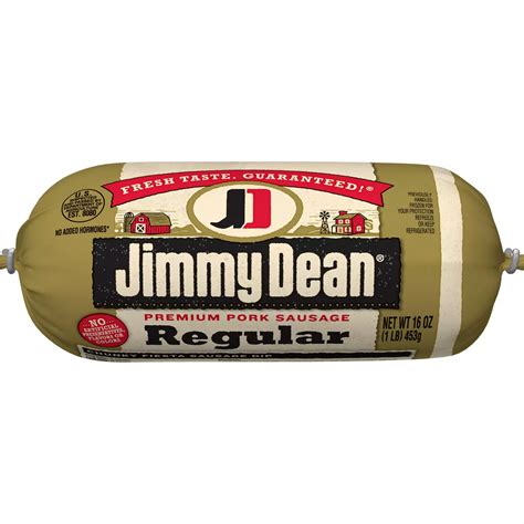 Jimmy Dean Premium Breakfast Pork Sausage Roll Regular Shop Sausage