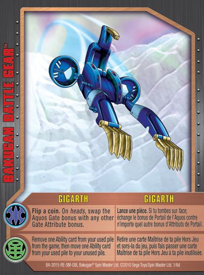 Gigarth Card The Bakugan Wiki