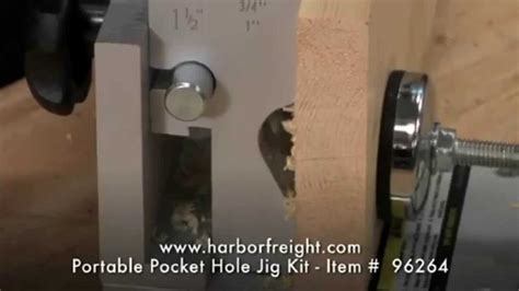 Harbor Freight Drill Master Portable Pocket Hole Jig Kit 96264 Youtube