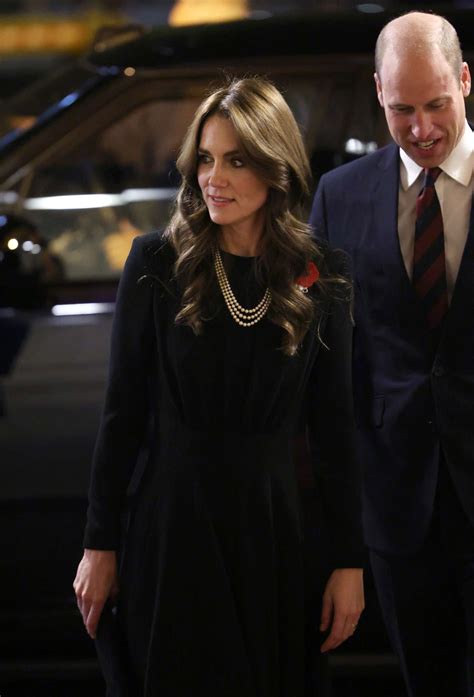 Kate Middleton Prince William Join Royals At Festival Of Remembrance