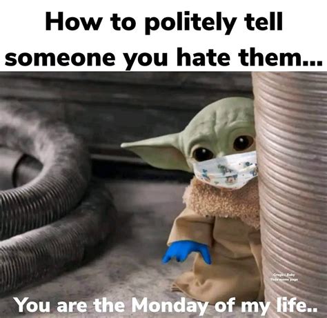 Baby Yoda Monday Meme Fishbowl