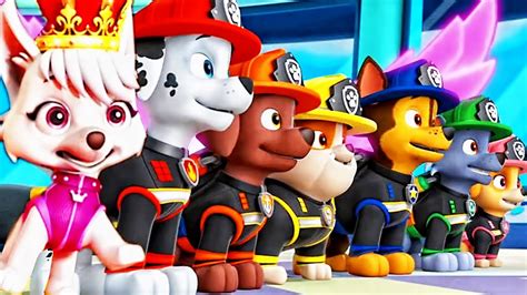 Paw Patrol Ultimate Rescue Marshalls Fire Truck Team Gameplay Youtube