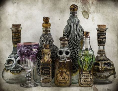 Spooky Glass Bottles Inspired By Hp Lovecraft Mental Floss