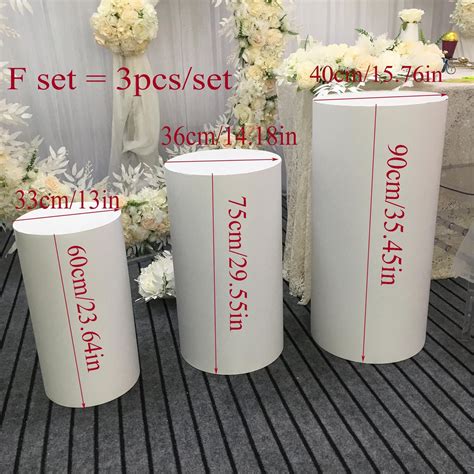 Consider building a diy party backdrop stand that you can transport to any location you wish and use for your next big bash! Circle & Square pillars Metal cylinders Wedding party ...