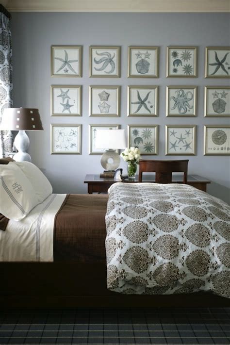 Differing shades of brown in a variety of textures add dimension: Brown and Gray Bedrooms - Cottage - Bedroom - Sherwin ...