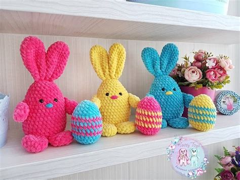 Crochet Bunny With Easter Egg Free Pattern Amigurumi Space