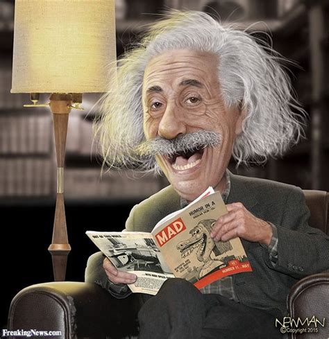 Albert Einstein Mad Scientist Caricature Einstein Albert Einstein