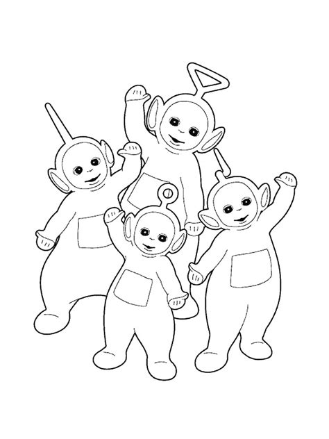 Teletubbies Coloring Pages To Print