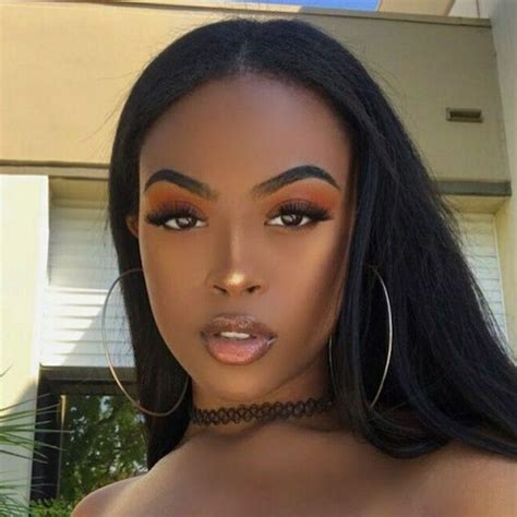 Dark Skin Makeup Black Girl Dark Skin Eye Shadow On Stylevore