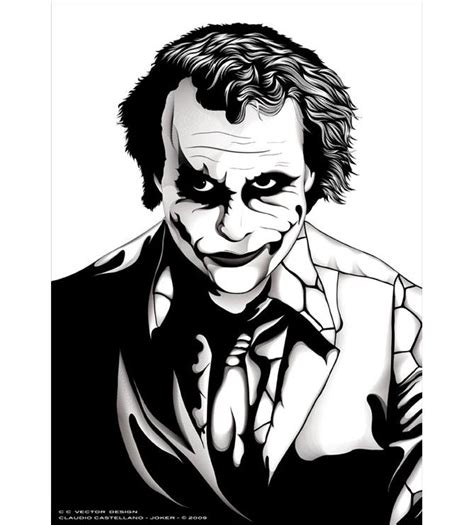 Joker Black And White