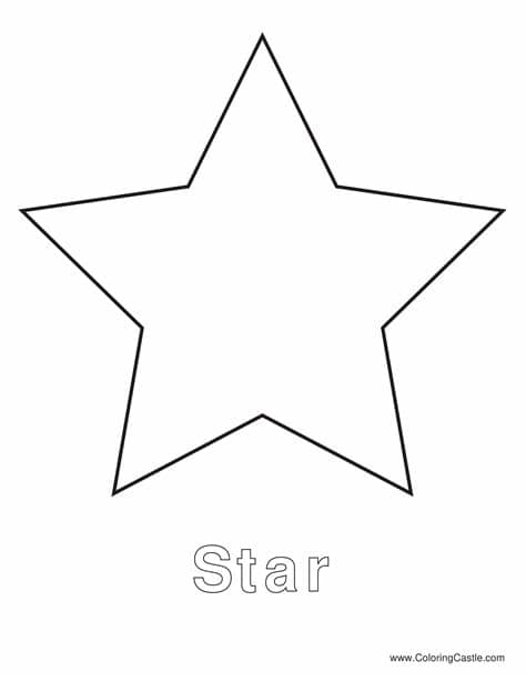 Download the perfect christmas star pictures. Simple Star PDF Template - Christmas star (met ...