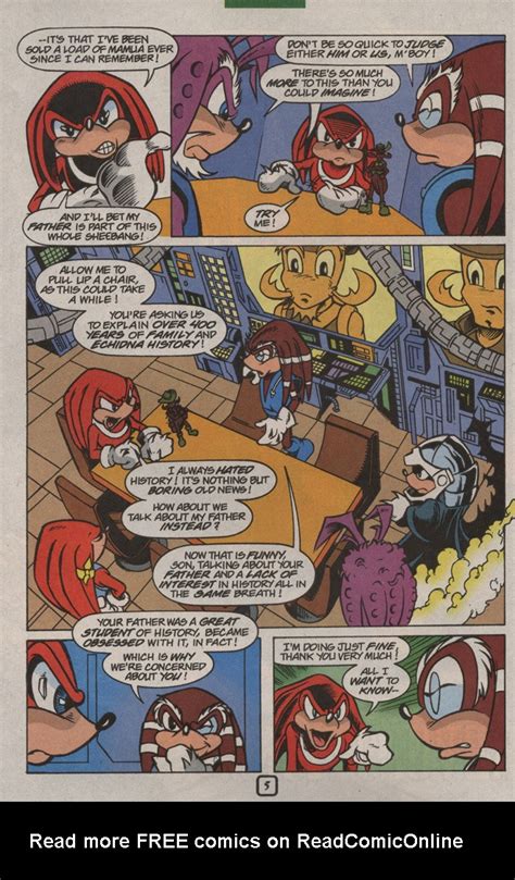 Knuckles The Echidna Issue 22 Read Knuckles The Echidna Issue 22