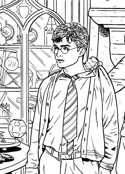 Coloriage A Imprimer Harry Potter  coloriage harry potter couleur