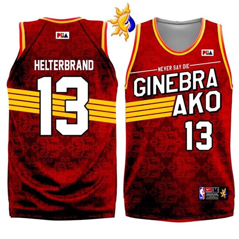 Pba Jersey Basketball Jersey Customized Name And Number Full