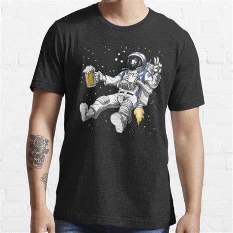 Astronaut Beer Party T Shirt For Sale By Underheaven Redbubble