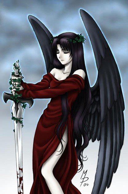 Anime Pictures Zone Anime Girl Dark Angel