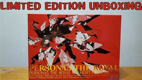 Unboxing The Persona Royal Straight Flush Edition Youtube
