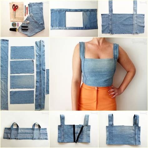 Now wear your new diy crop top with pride and have fun. Awesome DIY Ideas To Renew Your Old Jeans (Trendy Fashion) - K4 Craft