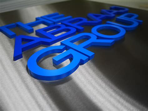 Architectural Nameplates Consisting Of Cut Out Acryliclettering